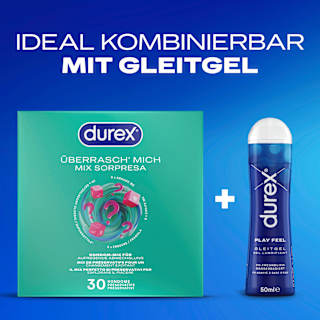 Kondome Mix Überrasch' Mich, Breite 52, 53 & 56mm Durex