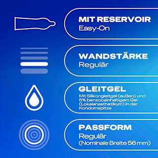 Kondome Performa, Breite 56mm Durex