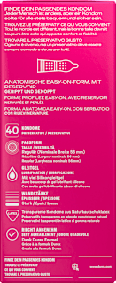 Kondome Pleasure Me, Breite 56mm Durex