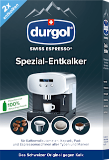 Entkalker Kaffeemaschinen swiss espresso durgol