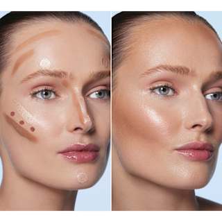 Contouring Cream Halo Glow Beauty Wand Light/Medium e.l.f. Cosmetics