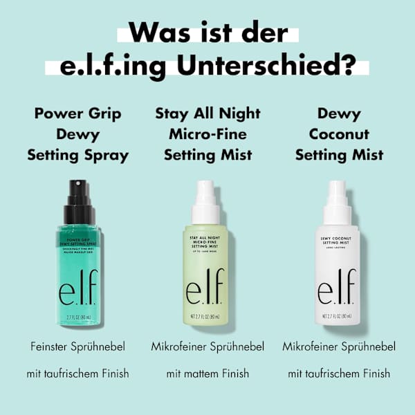 Fixierspray Power Grip Dewy e.l.f. Cosmetics