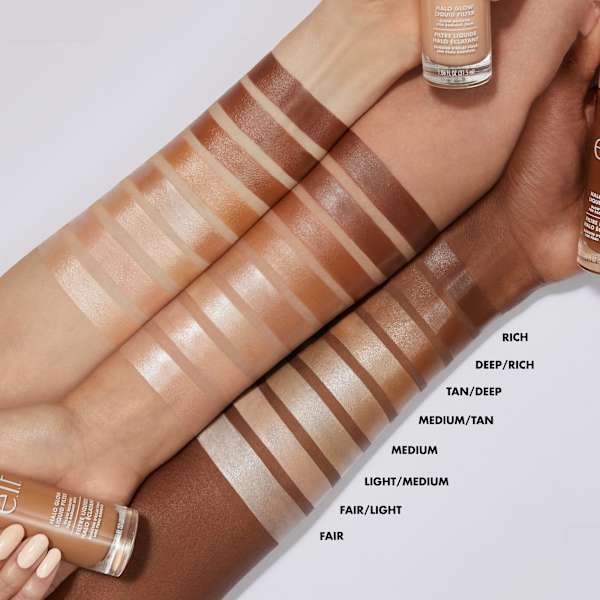 Foundation Halo Glow Liquid Filter 0.5 Fair e.l.f. Cosmetics
