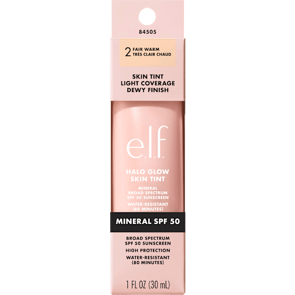Foundation Halo Glow Skin Tint 2 Fair Warm e.l.f. Cosmetics