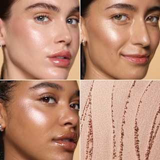Highlighter Halo Glow Silky Powder Blush Money e.l.f. Cosmetics