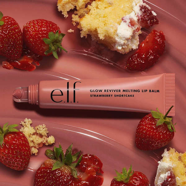 Lipgloss Glow Reviver Melting Strawberry Shortcake e.l.f. Cosmetics