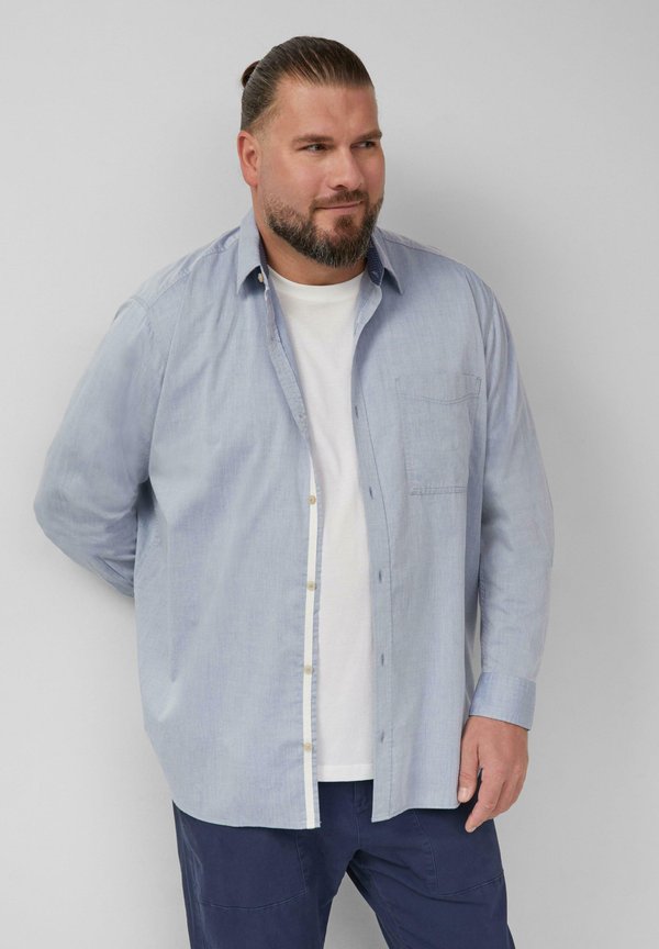 s.Oliver REGULAR FIT MIT TASCHE - Shirt - hellblau