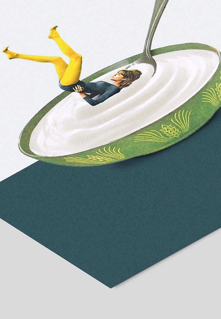 Poster and Frame YOGA IN MY YOGURT