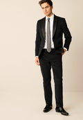 Next JACQUARD TUXEDO TROUSERS REGULAR FIT