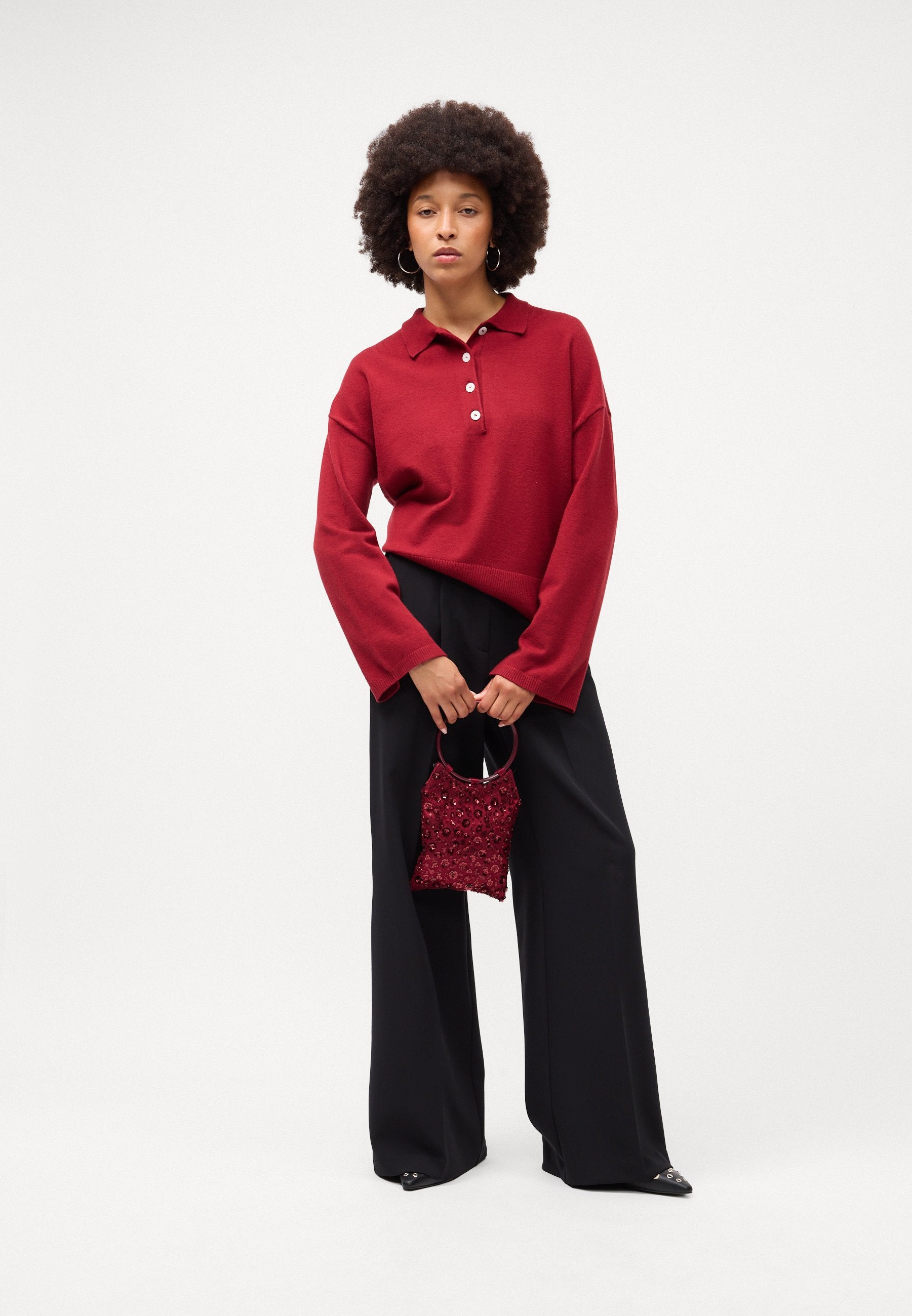 Gina Tricot COLLAR SWEATER