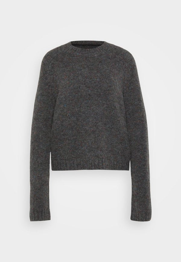 Vero Moda Tall VMINGRID O NECK  - Jumper - dark grey melange