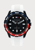 Tommy Hilfiger REGATTA - Watch - black/white/blue/red
