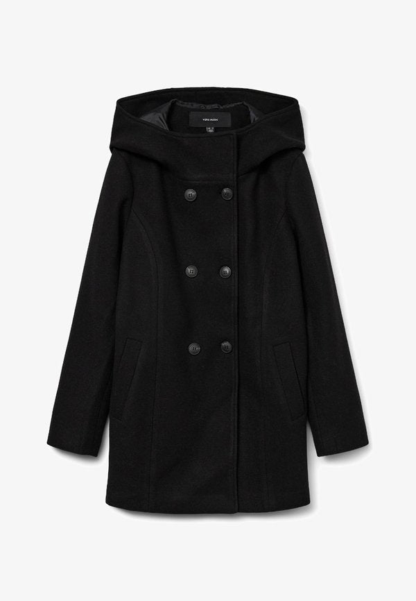 Vero Moda VMFORTUNESHILA - Short coat - black
