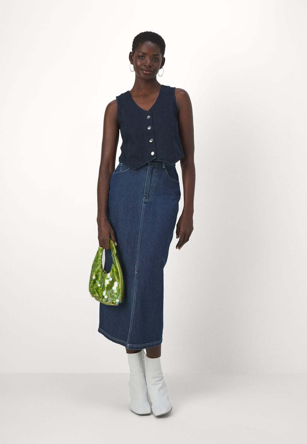 Denim Project DPMDPWRELAXED DENIM MAXI SKIRT