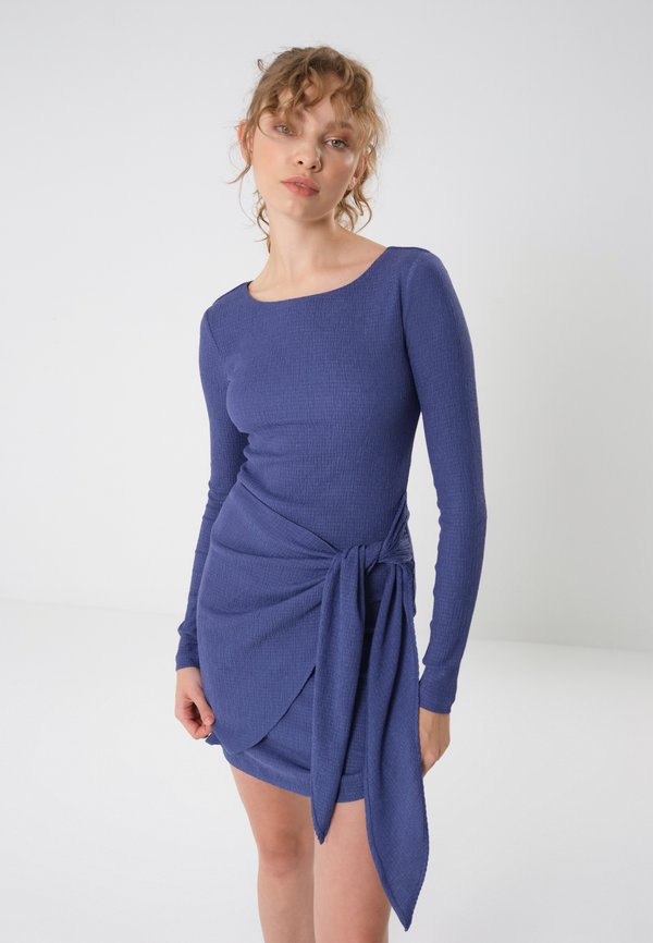 Even&Odd CRINKLE MINI DRESS