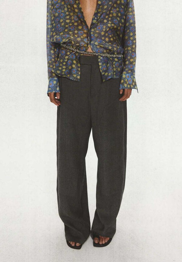 Mango ADULT - Trousers - black