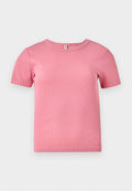 ONLY ONLVAL LIFE S/S O-NECK TOP JRS NOOS - Basic T-shirt - wild rose