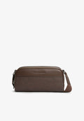 Tommy Hilfiger EMBOSSED FLAG CROSSBODY CAMERA BAG - Camera bag - coffee bean