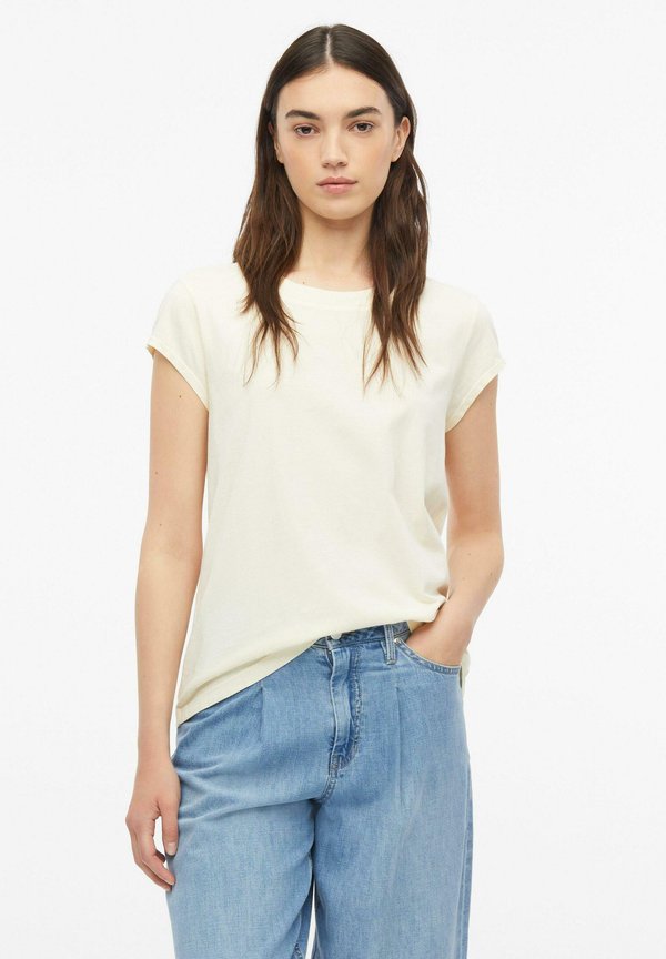 s.Oliver T-SHIRT - Basic T-shirt - helles beige