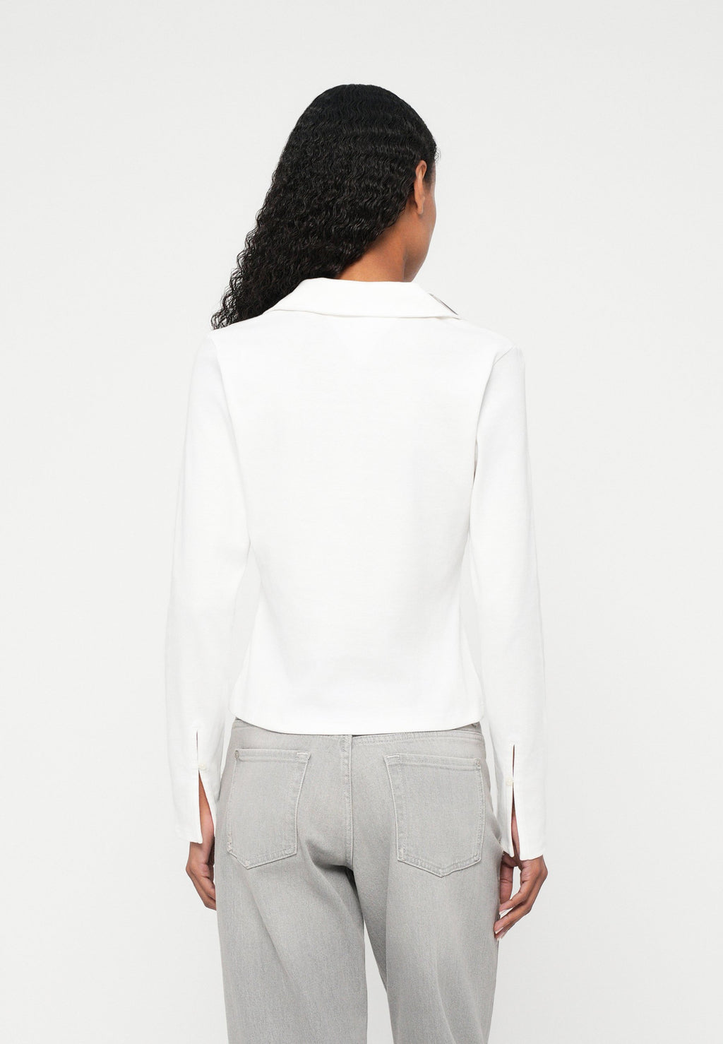 SLIM FIT LONG SLEEVE POLO SHIRT Media 4