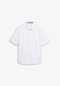 TOM TAILOR COMFORT FIT KURZARMHEMD - Shirt - white
