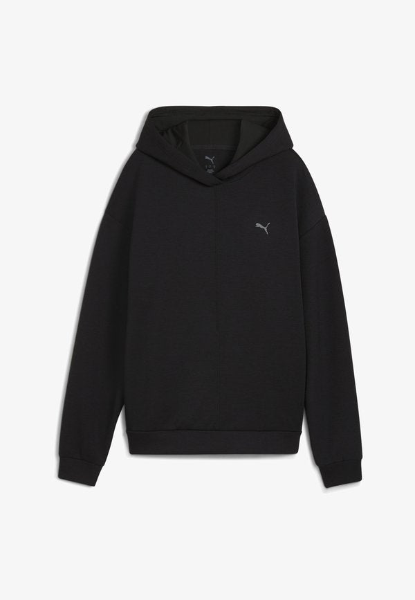 Puma W CLOUDSPUN HOODIE - Hoodie - black