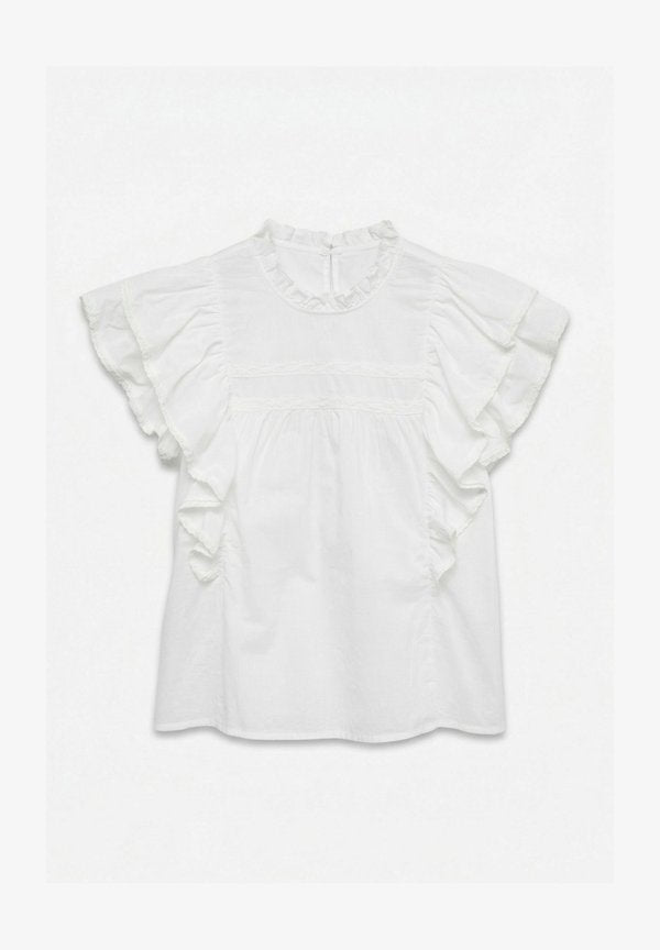 Vero Moda TOP VMELIX TOP - Top - snow white