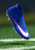 Nike Performance ZM 10 ACAD SG PRO AC - Soft-ground football boots - racer blue/white