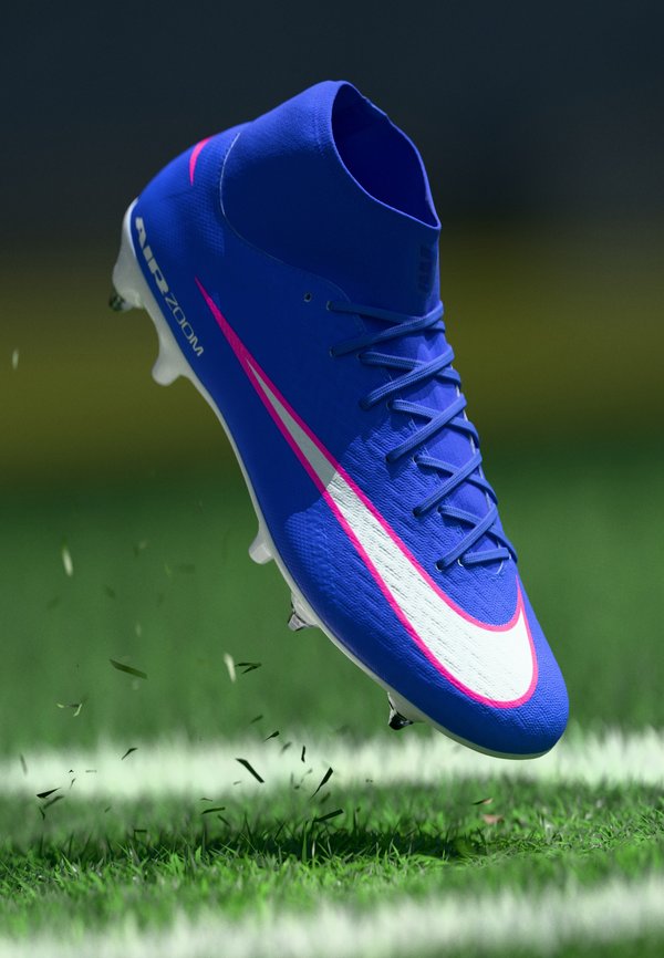 Nike Performance ZM 10 ACAD SG PRO AC - Soft-ground football boots - racer blue/white
