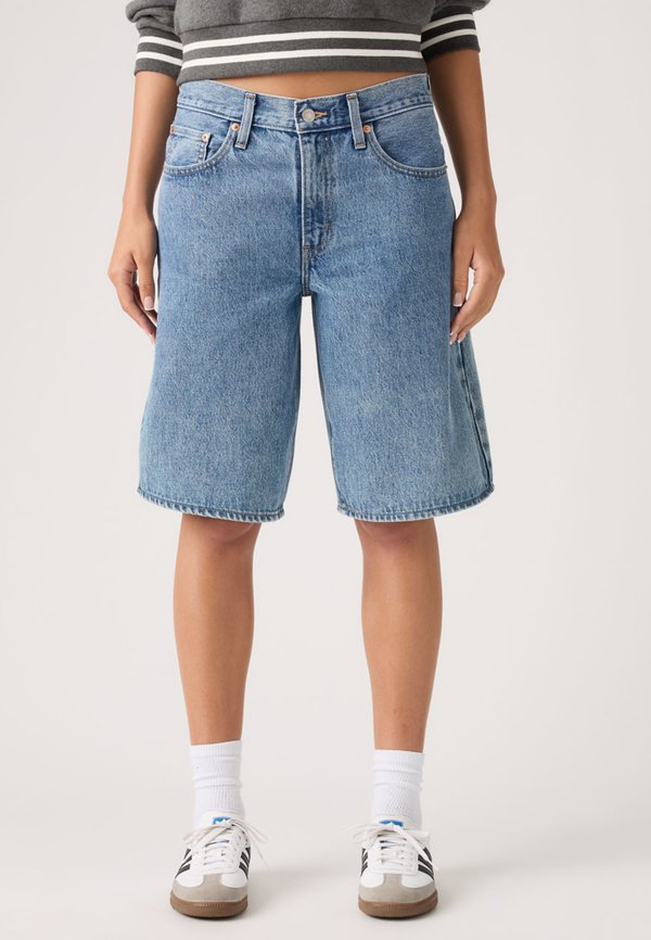 Levi's® MIDDY JORT - Denim shorts - twisted stone