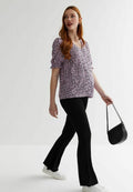 New Look Maternity MATERNITY PRINT PUFF SLEEVE