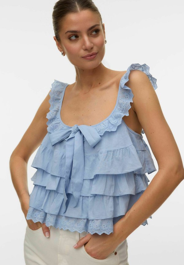 Vero Moda VMSANDY - Top - brunnera blue