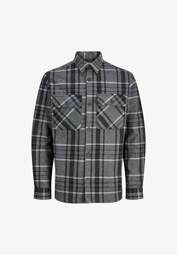 Jack & Jones Over Regular Fit - Shirt - medium grey melange
