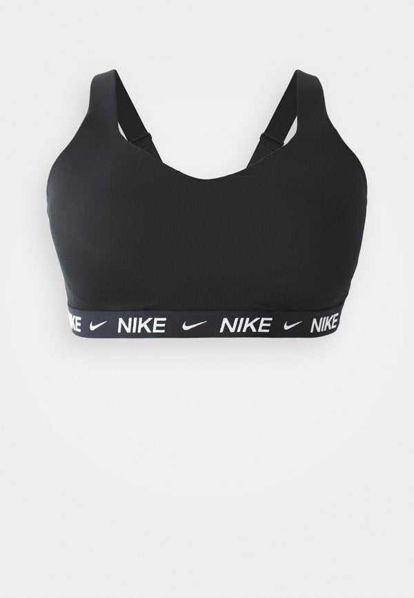 Nike Performance INDY BRA - High support sports bra - black/white