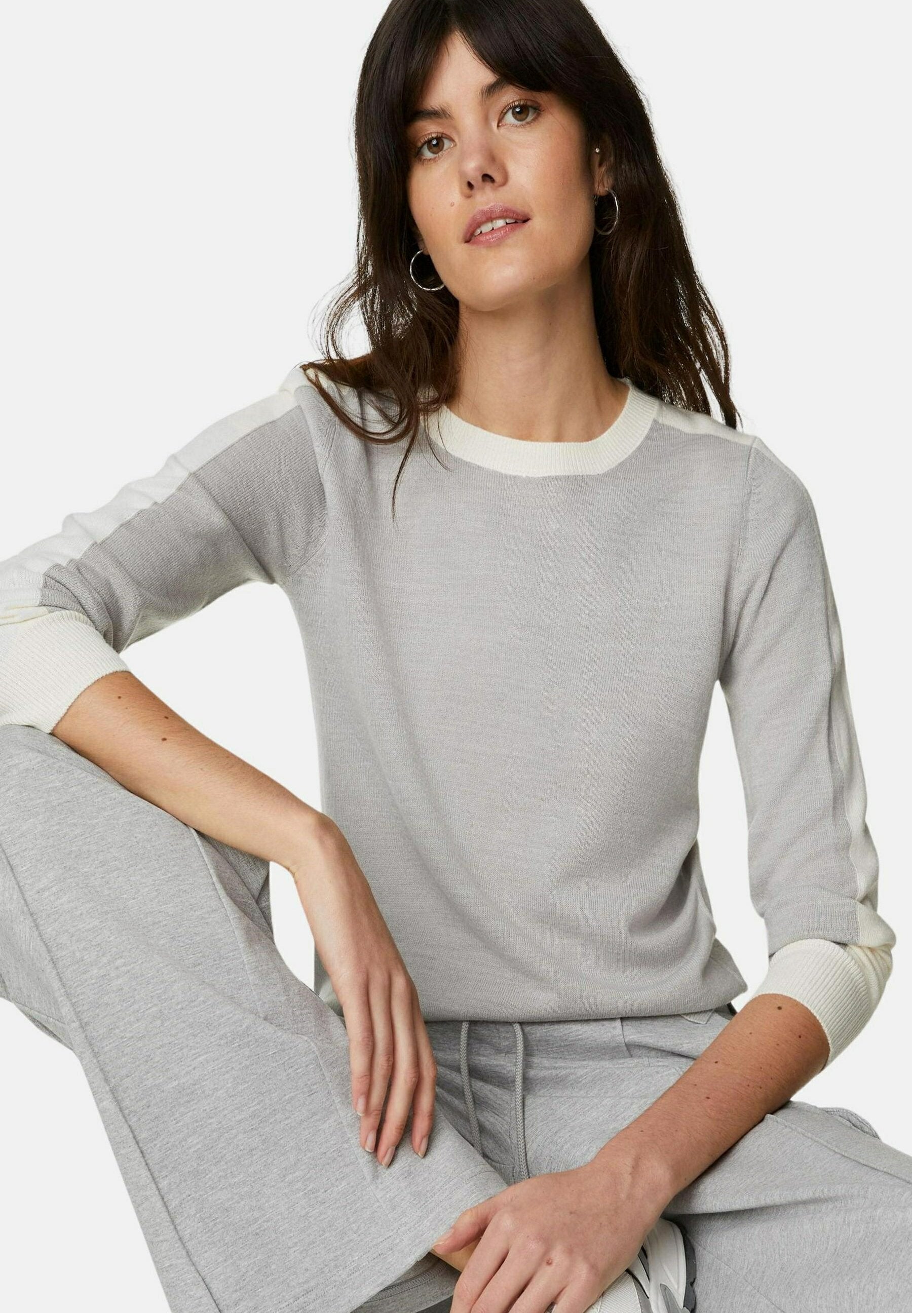 Marks & Spencer SUPERSOFT STRIPED CREW NECK