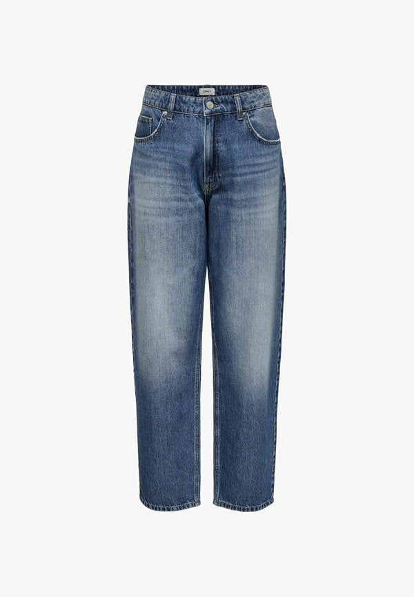 ONLY gy fit ONLNEXA Mid waist - Relaxed fit jeans - medium blue denim