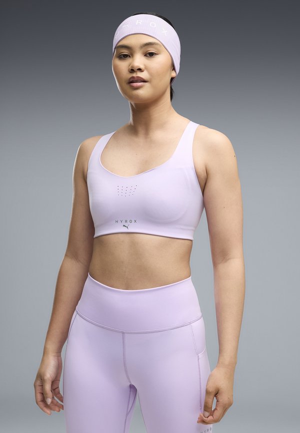 Puma PUMA X HYROX PWRMODE BRA - High support sports bra - light lavender