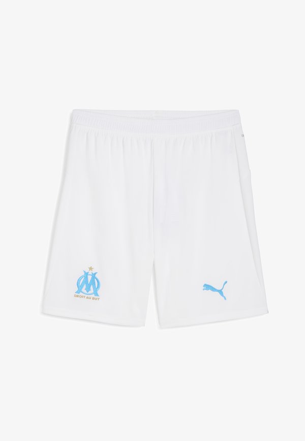Puma OLYMPIQUE DE MARSEILLE - Sports shorts - white bleu azur