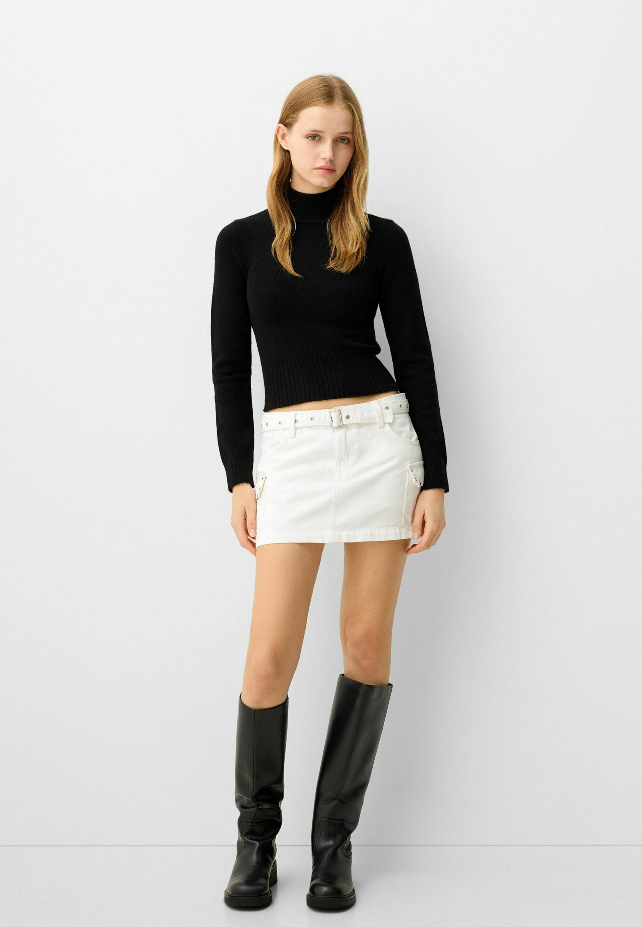 Bershka STUDDED WITH BELT