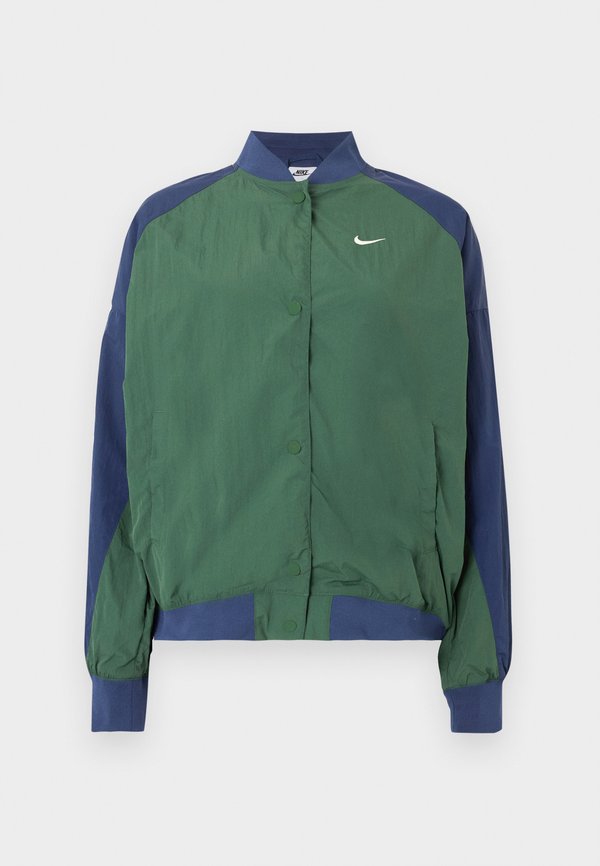 Nike Sportswear STREET VARSITY JACKET - Light jacket - fir/midnight navy/midnight navy