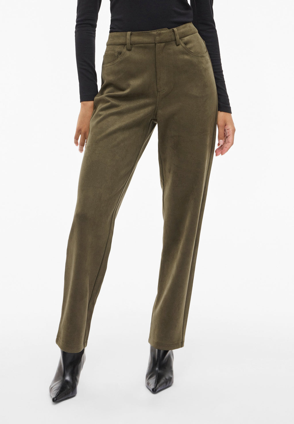 VILA Straight-leg VIVIRAL High waist
