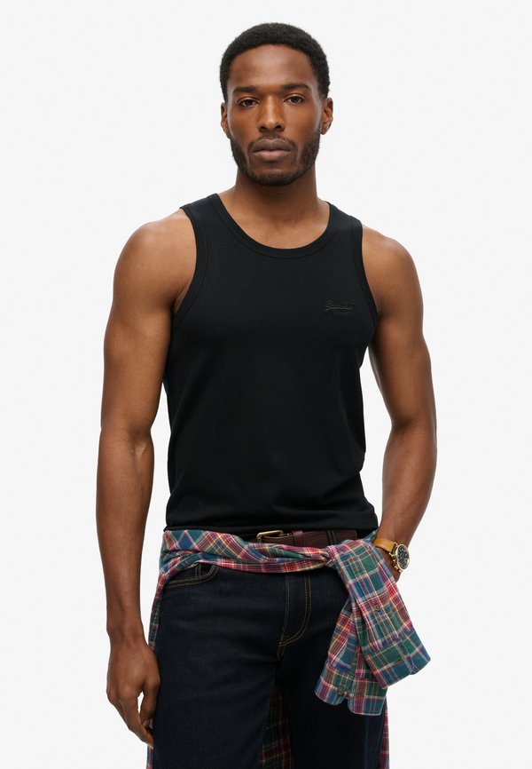 Superdry & Co SUPERDRY ESSENTIAL LOGO VEST TOP.... - Top - black