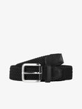 Jack & Jones Braided belt - black