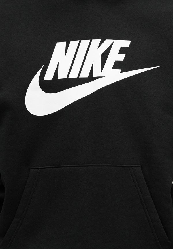 Nike Sportswear CLUB HOODIE - Hoodie - black/white