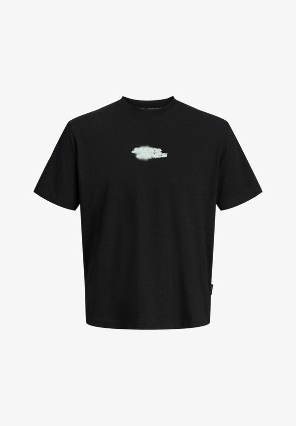 Jack & Jones Plus Size - Print T-shirt - black