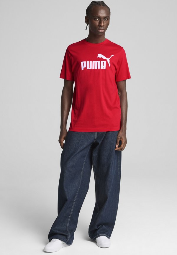 Puma LOGO TEE - Print T-shirt - for all time red