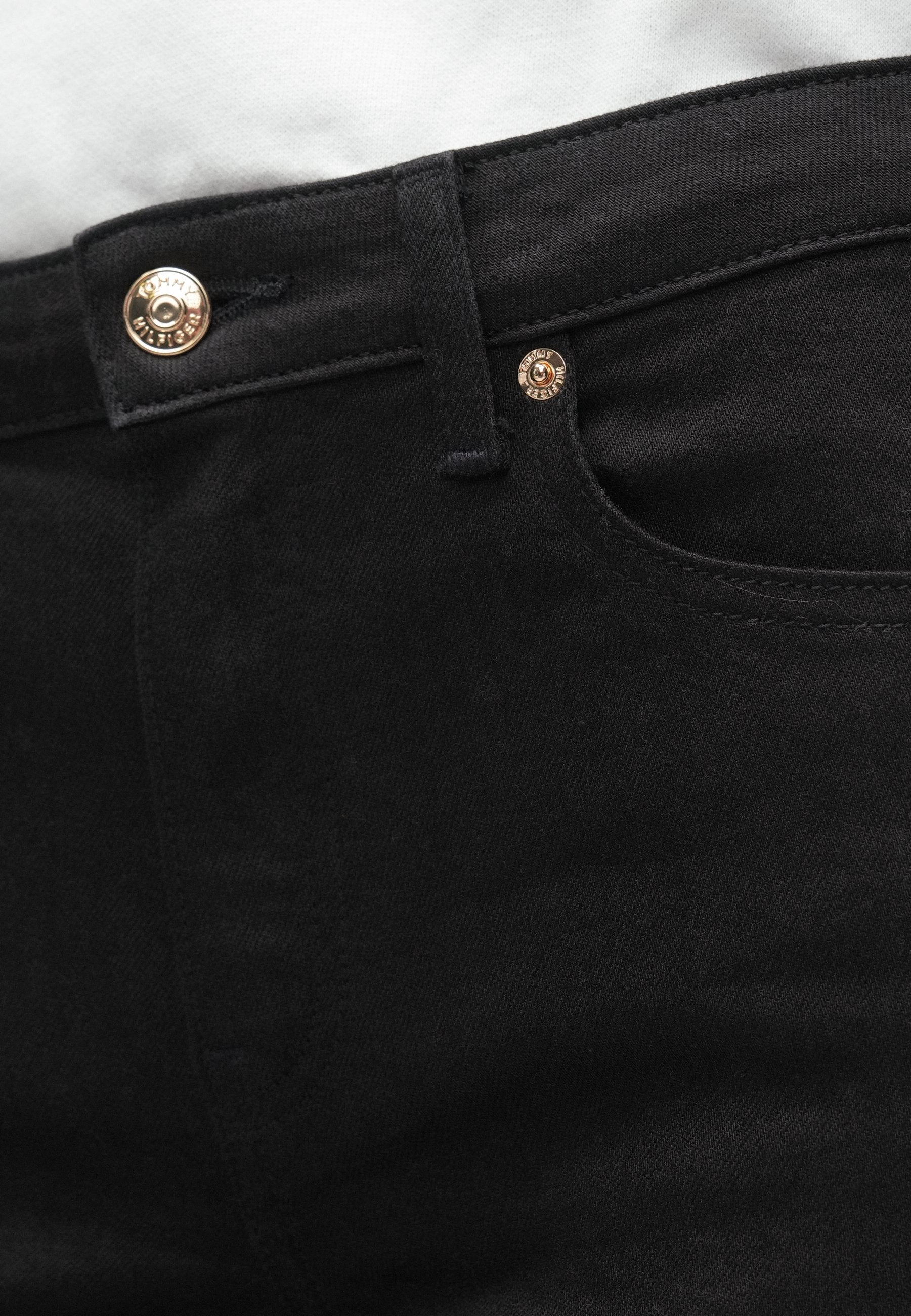 MID RISE BOOTCUT BLACK JEANS Media 6