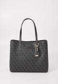 Guess MERIDIAN  GIRLFRIEND TOTE - Tote bag - coal