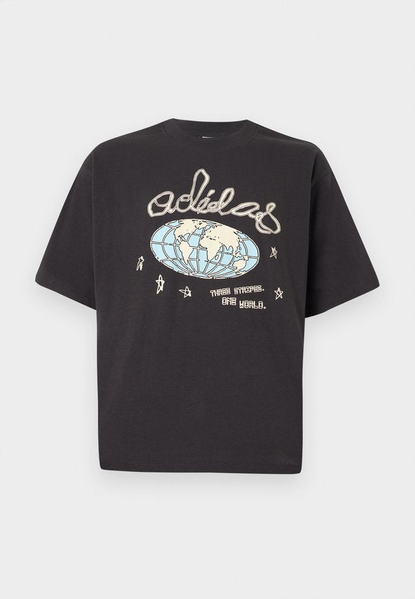 adidas Originals ILLUST TEE - Print T-shirt - utility black