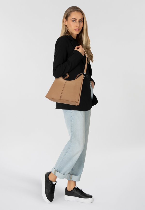 TOM TAILOR JEMA HOBO BAG M - Tote bag - camel